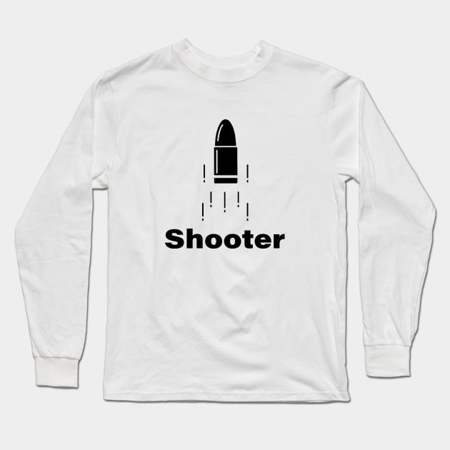 Shooter Long Sleeve T-Shirt by Bhagila